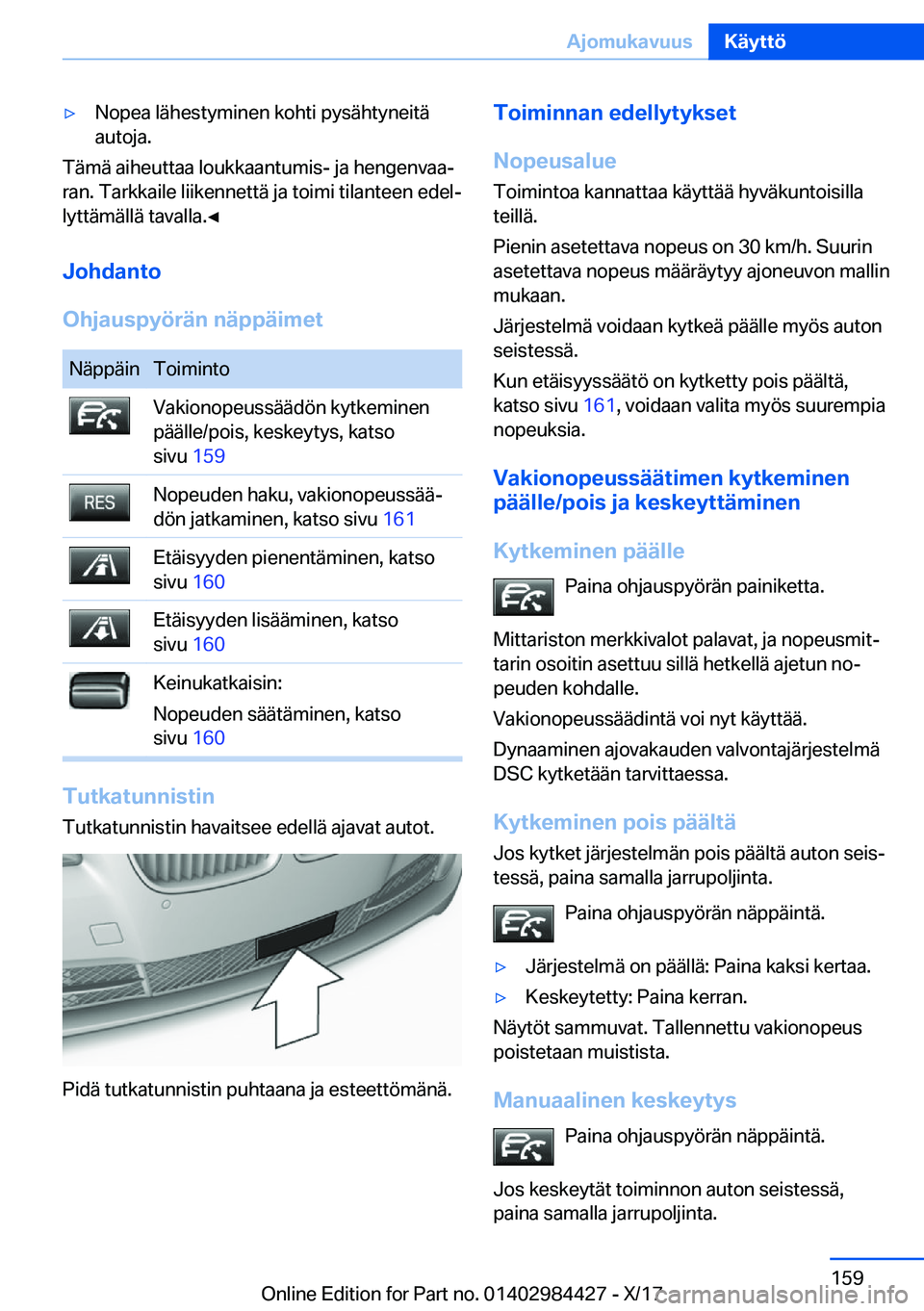 BMW 4 SERIES COUPE 2018  Omistajan Käsikirja (in Finnish) 'y�N�o�p�e�a� �l�
