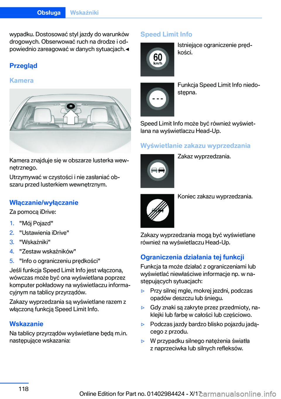 BMW 4 SERIES COUPE 2018  Instrukcja obsługi (in Polish) �w�y�p�a�d�k�u�.� �D�o�s�t�o�s�o�w�a�