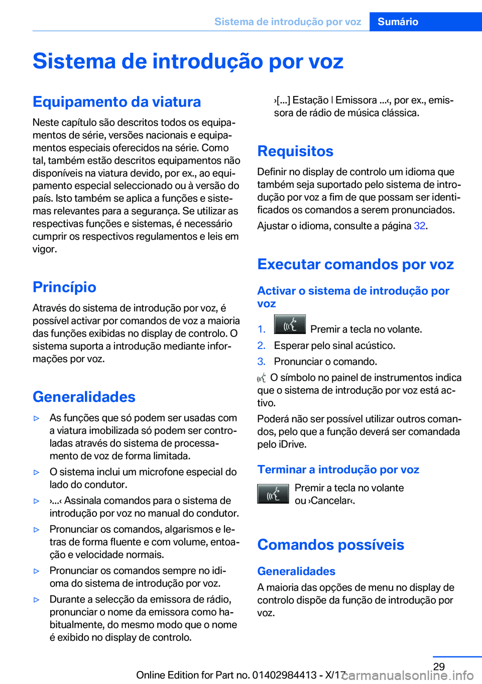 BMW 4 SERIES COUPE 2018  Manual do condutor (in Portuguese) �S�i�s�t�e�m�a��d�e��i�n�t�r�o�d�u�
