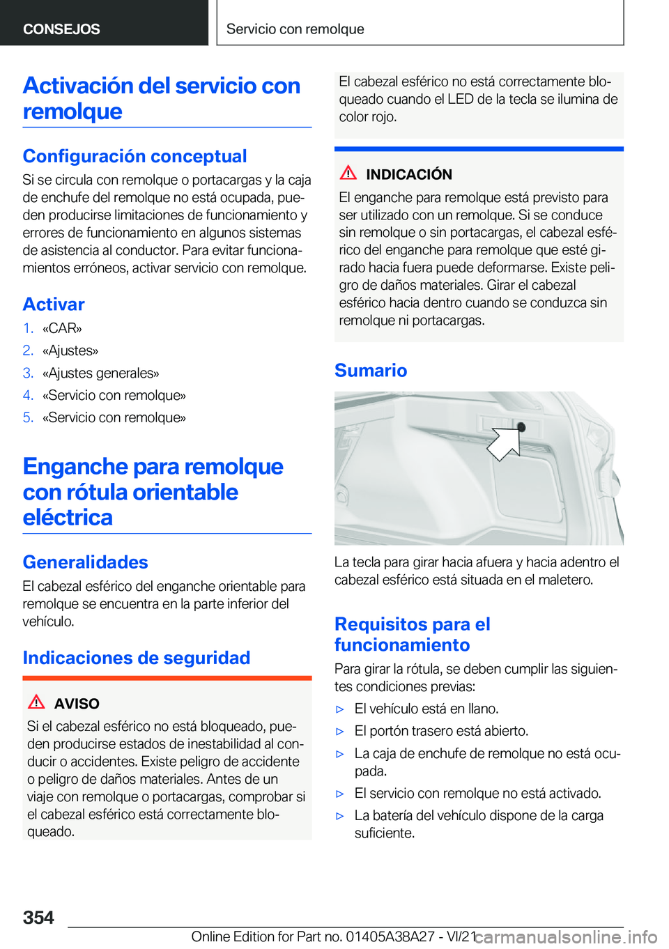 BMW 4 SERIES GRAN COUPE 2022  Manuales de Empleo (in Spanish) �A�c�t�i�v�a�c�i�