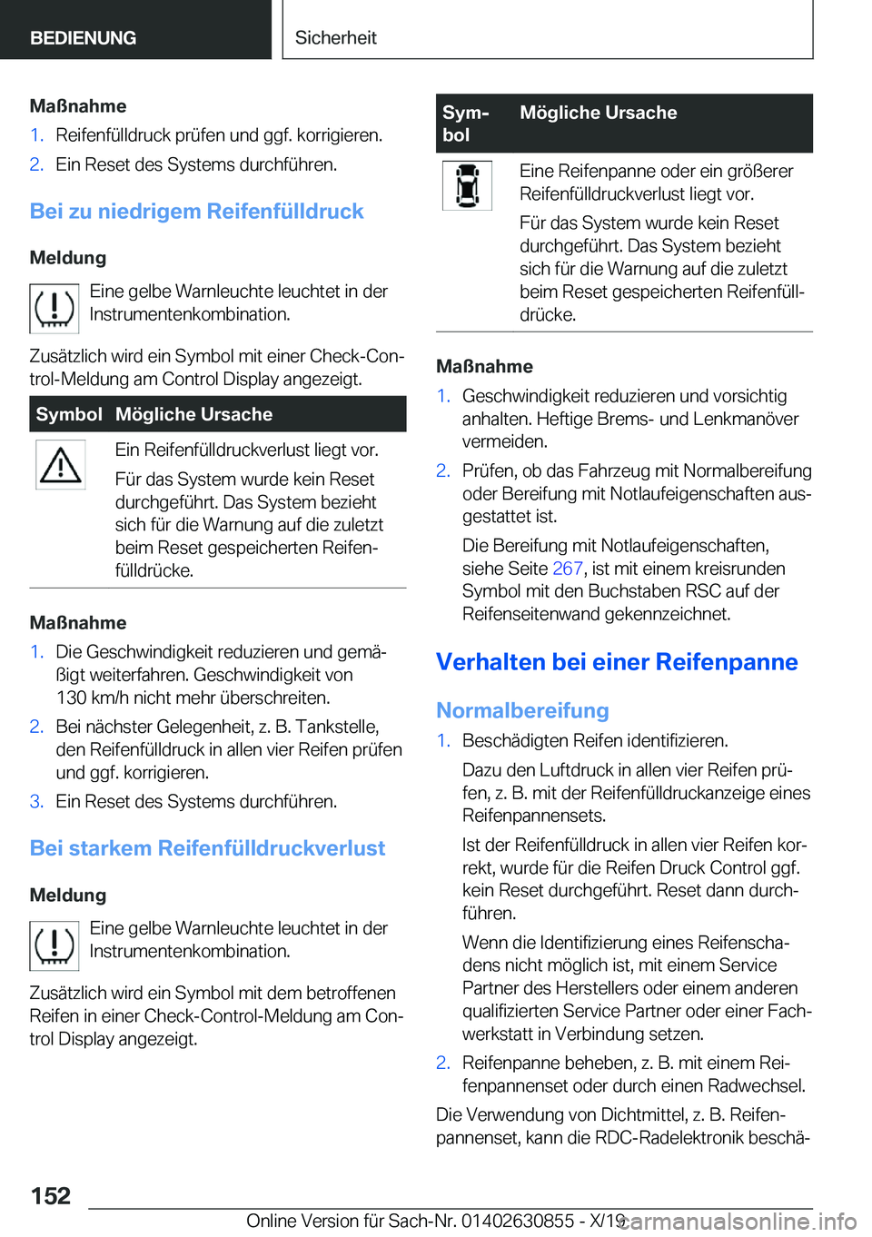 BMW 4 SERIES GRAN COUPE 2020  Betriebsanleitungen (in German) �M�a�