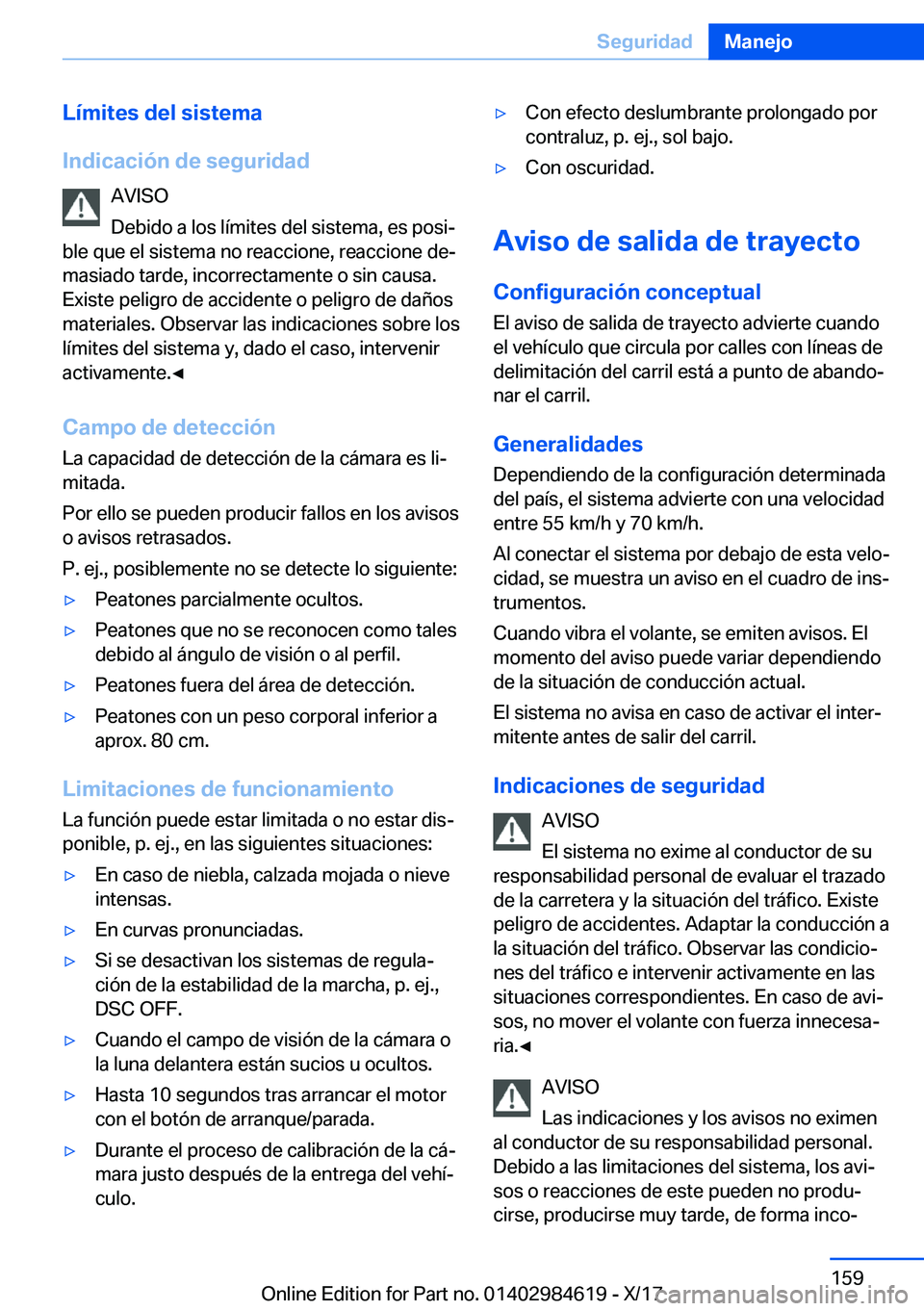 BMW 4 SERIES GRAN COUPE 2018  Manuales de Empleo (in Spanish) �L�