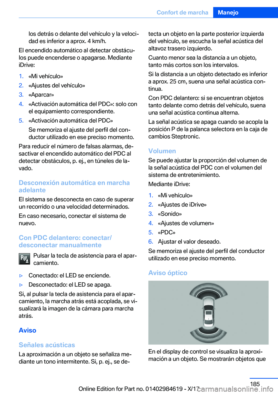 BMW 4 SERIES GRAN COUPE 2018  Manuales de Empleo (in Spanish) �l�o�s� �d�e�t�r�