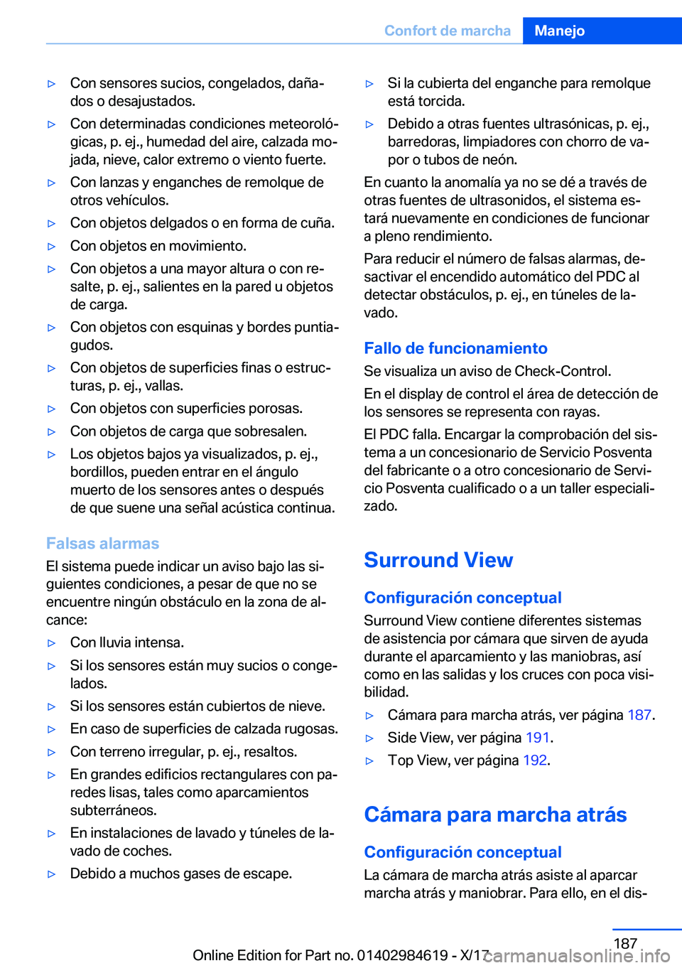 BMW 4 SERIES GRAN COUPE 2018  Manuales de Empleo (in Spanish) y�C�o�n� �s�e�n�s�o�r�e�s� �s�u�c�i�o�s�,� �c�o�n�g�e�l�a�d�o�s�,� �d�a�