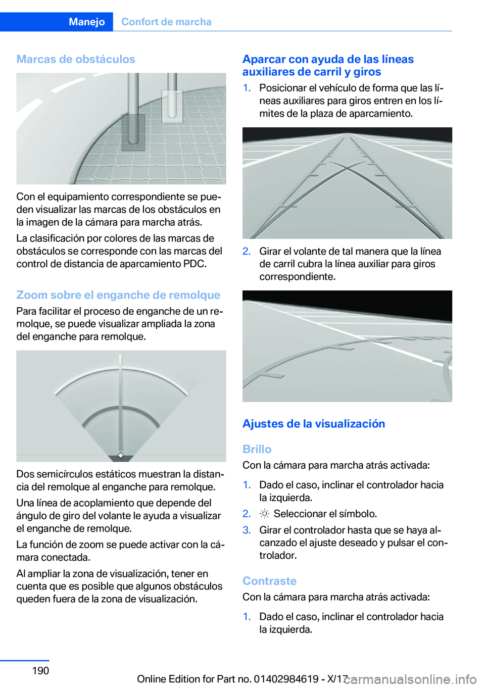 BMW 4 SERIES GRAN COUPE 2018  Manuales de Empleo (in Spanish) �M�a�r�c�a�s��d�e��o�b�s�t�