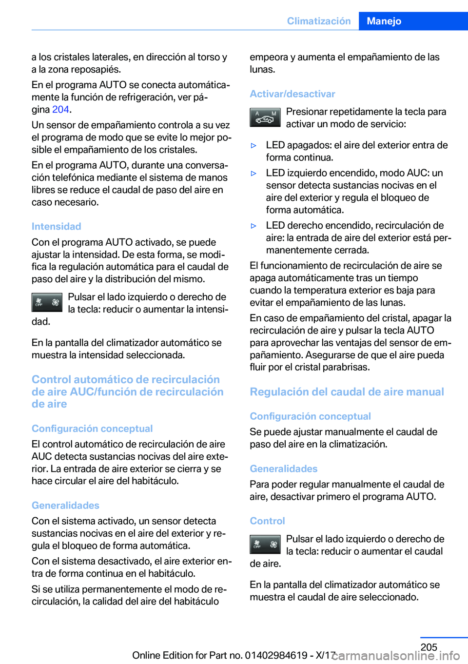 BMW 4 SERIES GRAN COUPE 2018  Manuales de Empleo (in Spanish) �a� �l�o�s� �c�r�i�s�t�a�l�e�s� �l�a�t�e�r�a�l�e�s�,� �e�n� �d�i�r�e�c�c�i�