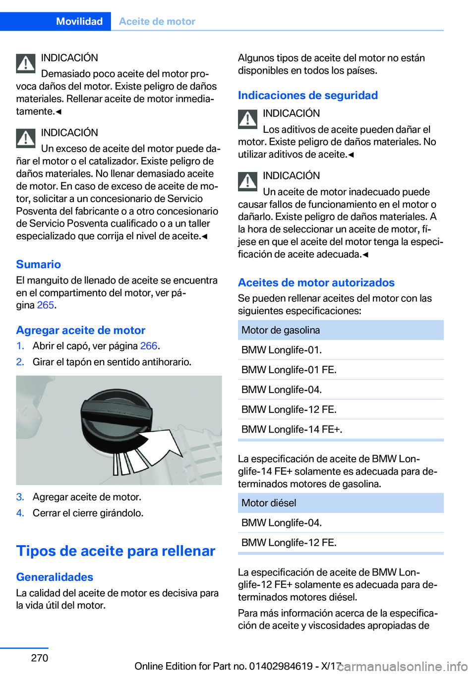 BMW 4 SERIES GRAN COUPE 2018  Manuales de Empleo (in Spanish) �I�N�D�I�C�A�C�I�