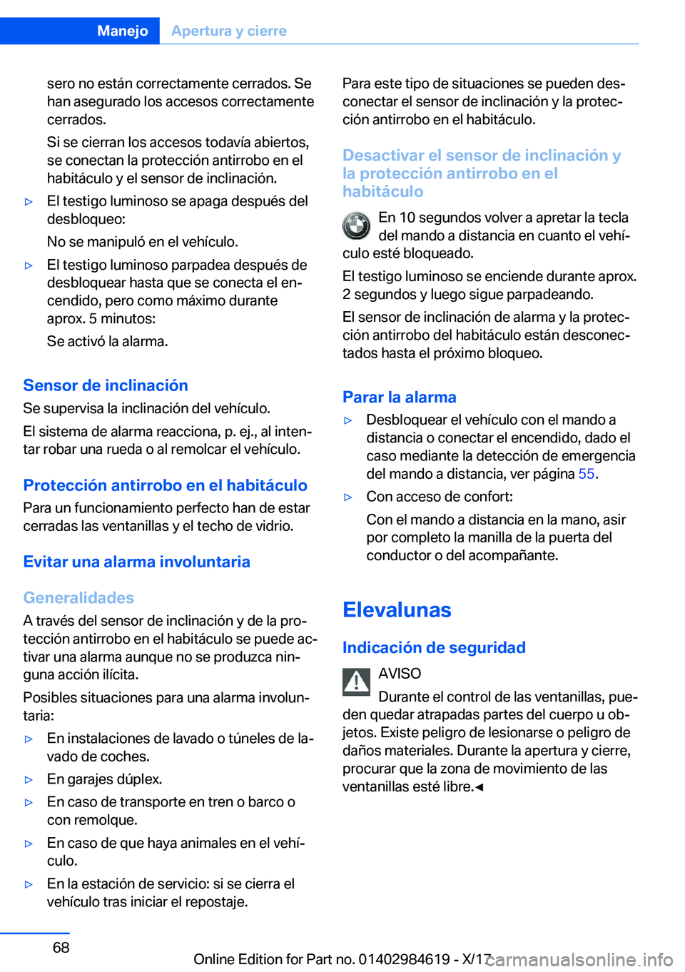 BMW 4 SERIES GRAN COUPE 2018  Manuales de Empleo (in Spanish) �s�e�r�o� �n�o� �e�s�t�