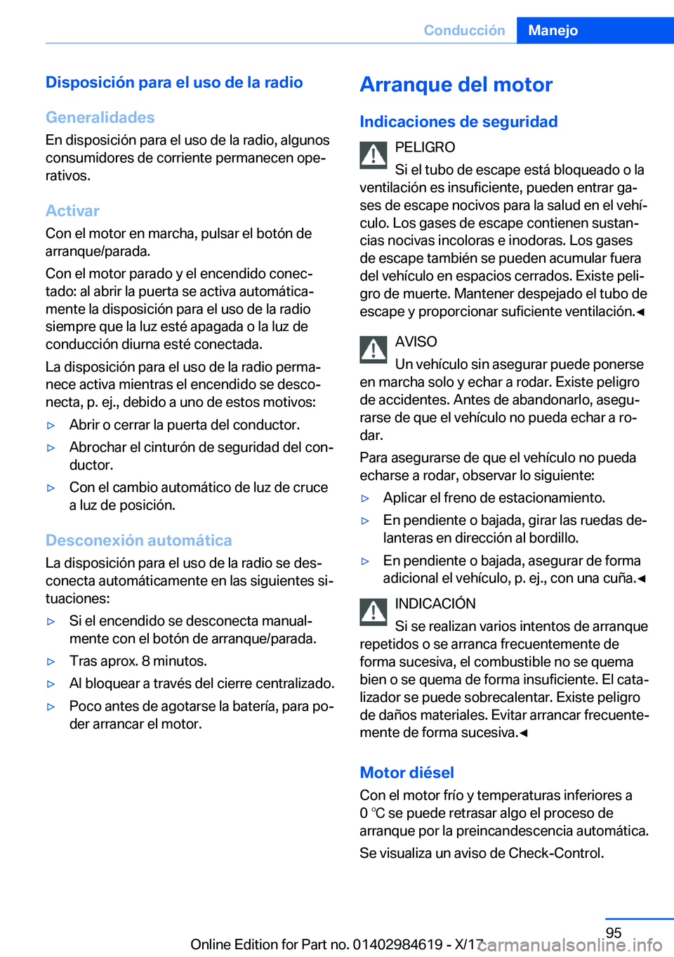 BMW 4 SERIES GRAN COUPE 2018  Manuales de Empleo (in Spanish) �D�i�s�p�o�s�i�c�i�