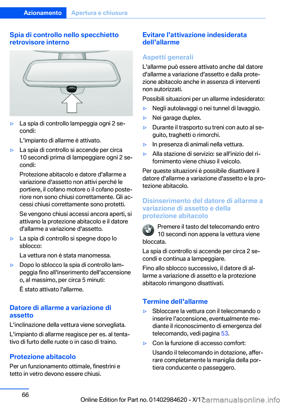 BMW 4 SERIES GRAN COUPE 2018  Libretti Di Uso E manutenzione (in Italian) �S�p�i�a��d�i��c�o�n�t�r�o�l�l�o��n�e�l�l�o��s�p�e�c�c�h�i�e�t�t�o�r�e�t�r�o�v�i�s�o�r�e��i�n�t�e�r�n�o'y�L�a� �s�p�i�a� �d�i� �c�o�n�t�r�o�l�l�o� �l�a�m�p�e�g�g�i�a� �o�g�n�i� �2� �s�eª
�c