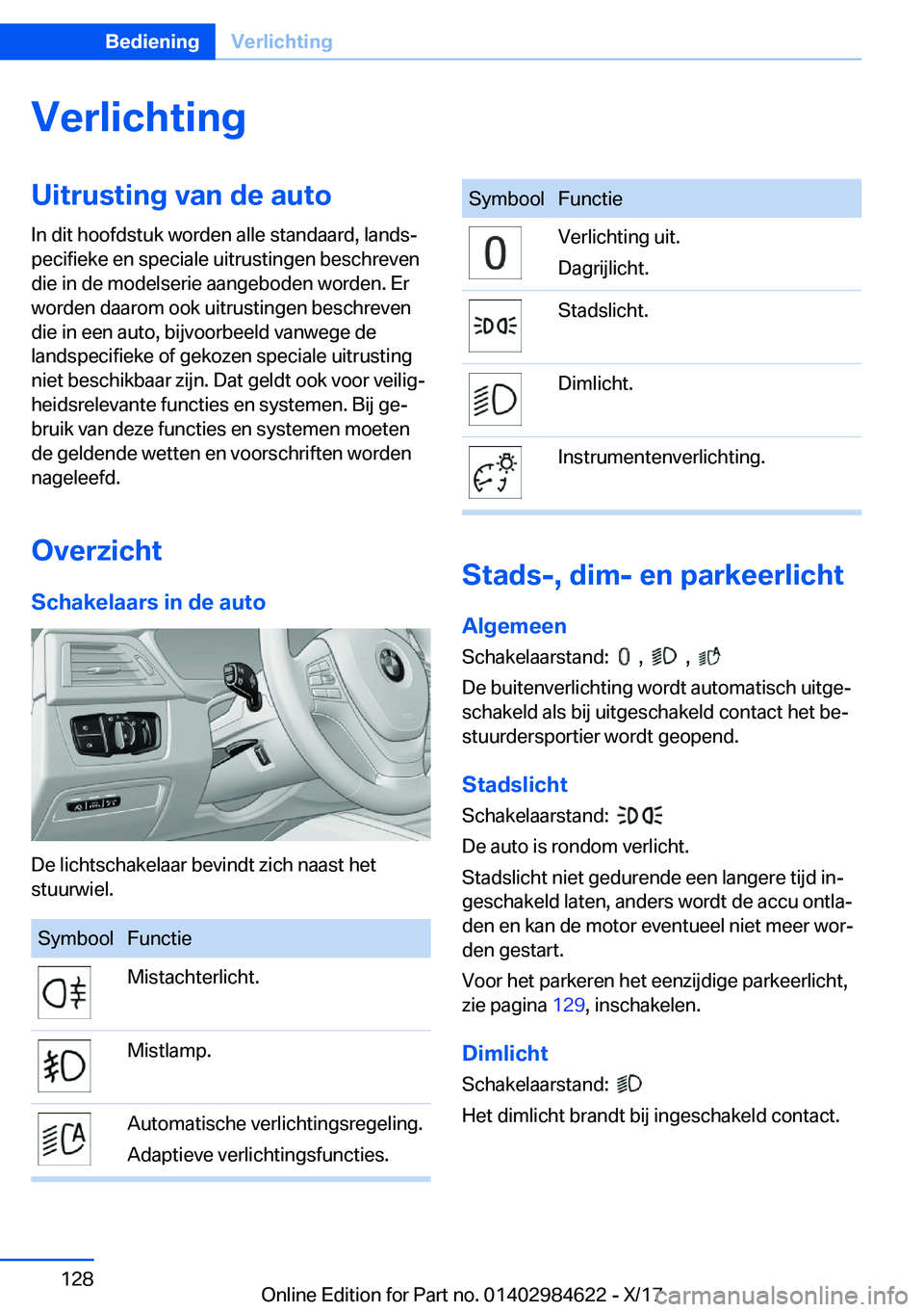 BMW 4 SERIES GRAN COUPE 2018  Instructieboekjes (in Dutch) �V�e�r�l�i�c�h�t�i�n�g�U�i�t�r�u�s�t�i�n�g��v�a�n��d�e��a�u�t�o�I�n� �d�i�t� �h�o�o�f�d�s�t�u�k� �w�o�r�d�e�n� �a�l�l�e� �s�t�a�n�d�a�a�r�d�,� �l�a�n�d�sj
�p�e�c�i�f�i�e�k�e� �e�n� �s�p�e�c�i�a�l�