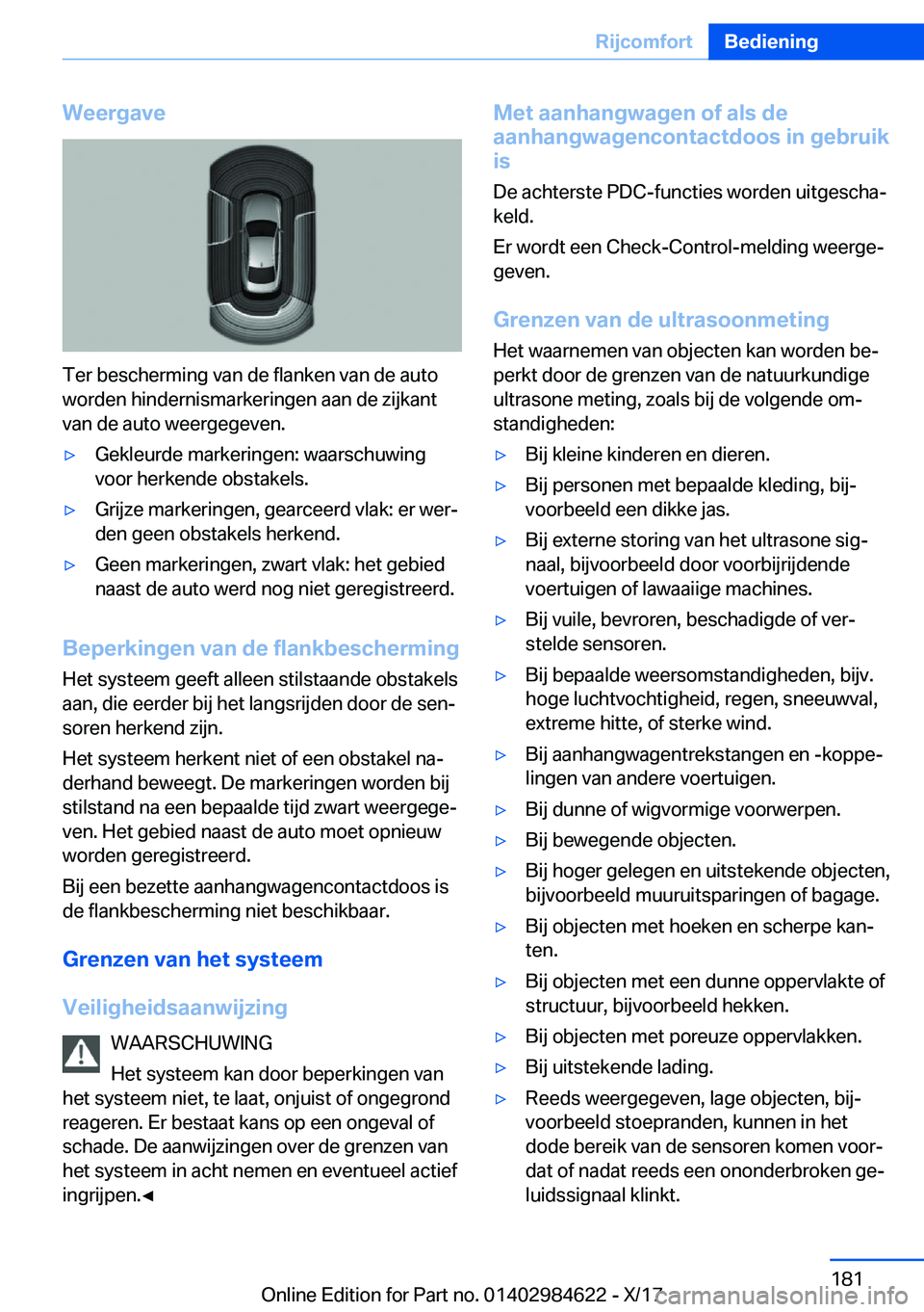 BMW 4 SERIES GRAN COUPE 2018  Instructieboekjes (in Dutch) �W�e�e�r�g�a�v�e
�T�e�r� �b�e�s�c�h�e�r�m�i�n�g� �v�a�n� �d�e� �f�l�a�n�k�e�n� �v�a�n� �d�e� �a�u�t�o
�w�o�r�d�e�n� �h�i�n�d�e�r�n�i�s�m�a�r�k�e�r�i�n�g�e�n� �a�a�n� �d�e� �z�i�j�k�a�n�t
�v�a�n� �d�e�