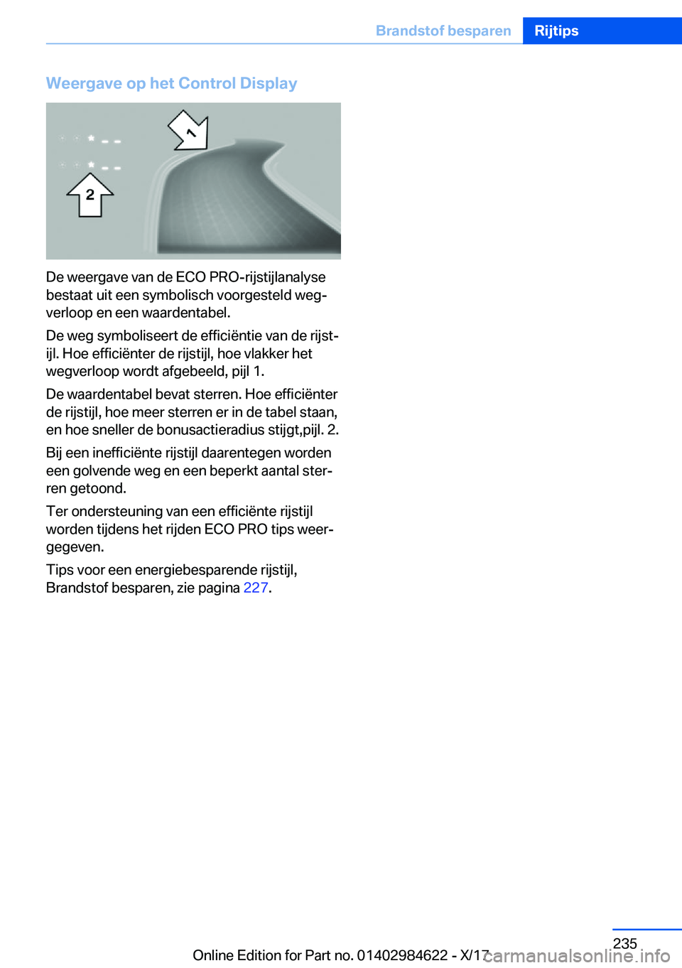 BMW 4 SERIES GRAN COUPE 2018  Instructieboekjes (in Dutch) �W�e�e�r�g�a�v�e��o�p��h�e�t��C�o�n�t�r�o�l��D�i�s�p�l�a�y
�D�e� �w�e�e�r�g�a�v�e� �v�a�n� �d�e� �E�C�O� �P�R�O�-�r�i�j�s�t�i�j�l�a�n�a�l�y�s�e
�b�e�s�t�a�a�t� �u�i�t� �e�e�n� �s�y�m�b�o�l�i�s�c�h
