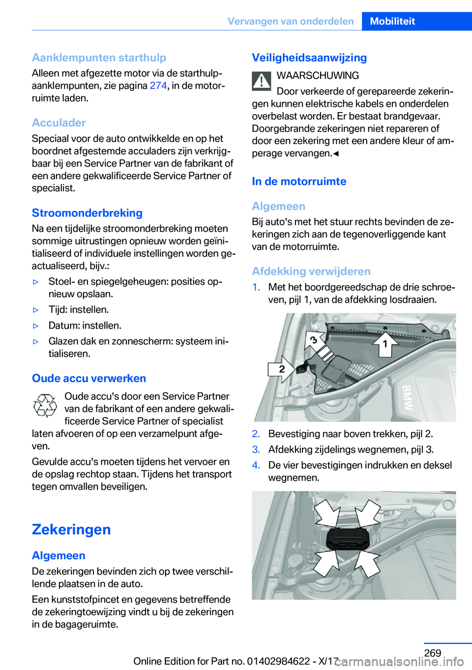 BMW 4 SERIES GRAN COUPE 2018  Instructieboekjes (in Dutch) �A�a�n�k�l�e�m�p�u�n�t�e�n��s�t�a�r�t�h�u�l�p�A�l�l�e�e�n� �m�e�t� �a�f�g�e�z�e�t�t�e� �m�o�t�o�r� �v�i�a� �d�e� �s�t�a�r�t�h�u�l�p�-
�a�a�n�k�l�e�m�p�u�n�t�e�n�,� �z�i�e� �p�a�g�i�n�a�  �2�7�4�,� �i
