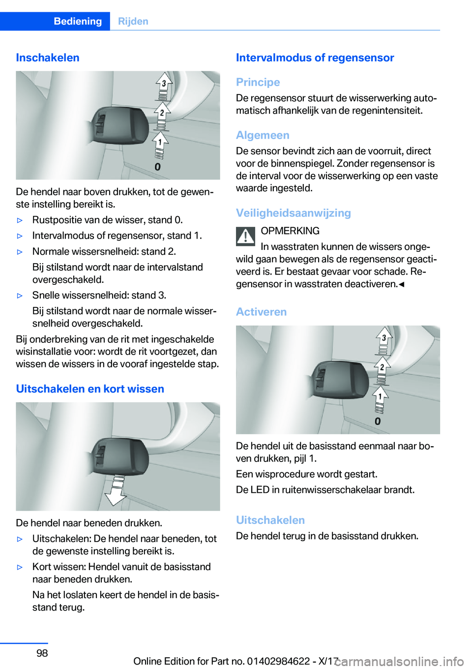 BMW 4 SERIES GRAN COUPE 2018  Instructieboekjes (in Dutch) �I�n�s�c�h�a�k�e�l�e�n
�D�e� �h�e�n�d�e�l� �n�a�a�r� �b�o�v�e�n� �d�r�u�k�k�e�n�,� �t�o�t� �d�e� �g�e�w�e�nj
�s�t�e� �i�n�s�t�e�l�l�i�n�g� �b�e�r�e�i�k�t� �i�s�.
'y�R�u�s�t�p�o�s�i�t�i�e� �v�a�n�
