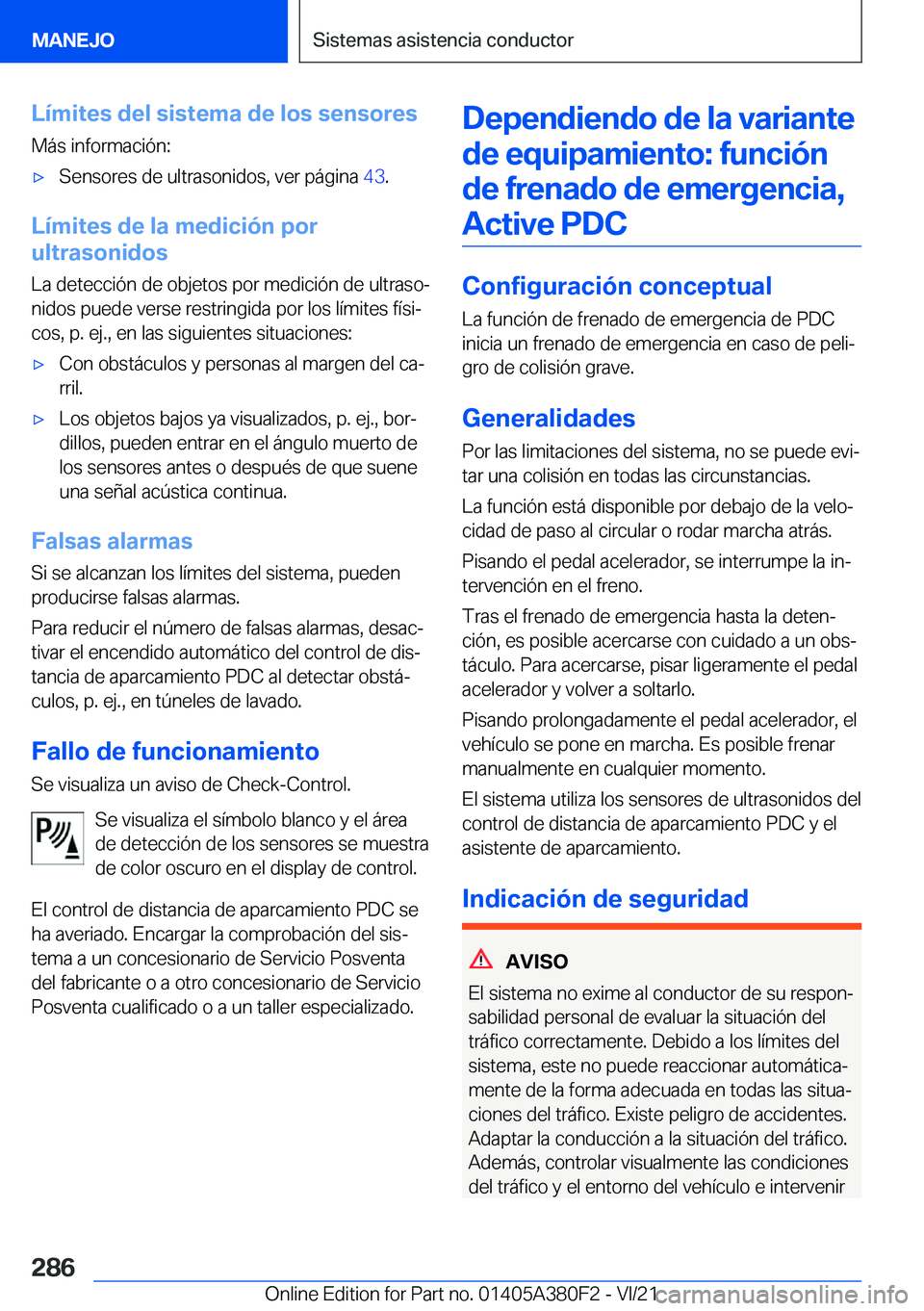 BMW 5 SERIES 2022  Manuales de Empleo (in Spanish) �L�