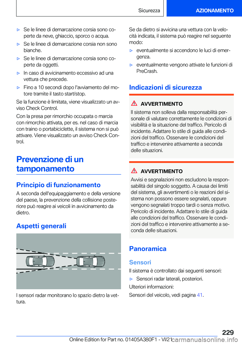 BMW 5 SERIES 2022  Libretti Di Uso E manutenzione (in Italian) 'x�S�e��l�e��l�i�n�e�e��d�i��d�e�m�a�r�c�a�z�i�o�n�e��c�o�r�s�i�a��s�o�n�o��c�oª
�p�e�r�t�e��d�a��n�e�v�e�,��g�h�i�a�c�c�i�o�,��s�p�o�r�c�o��o��a�c�q�u�a�.'x�S�e��l�e��l�i�n�e
