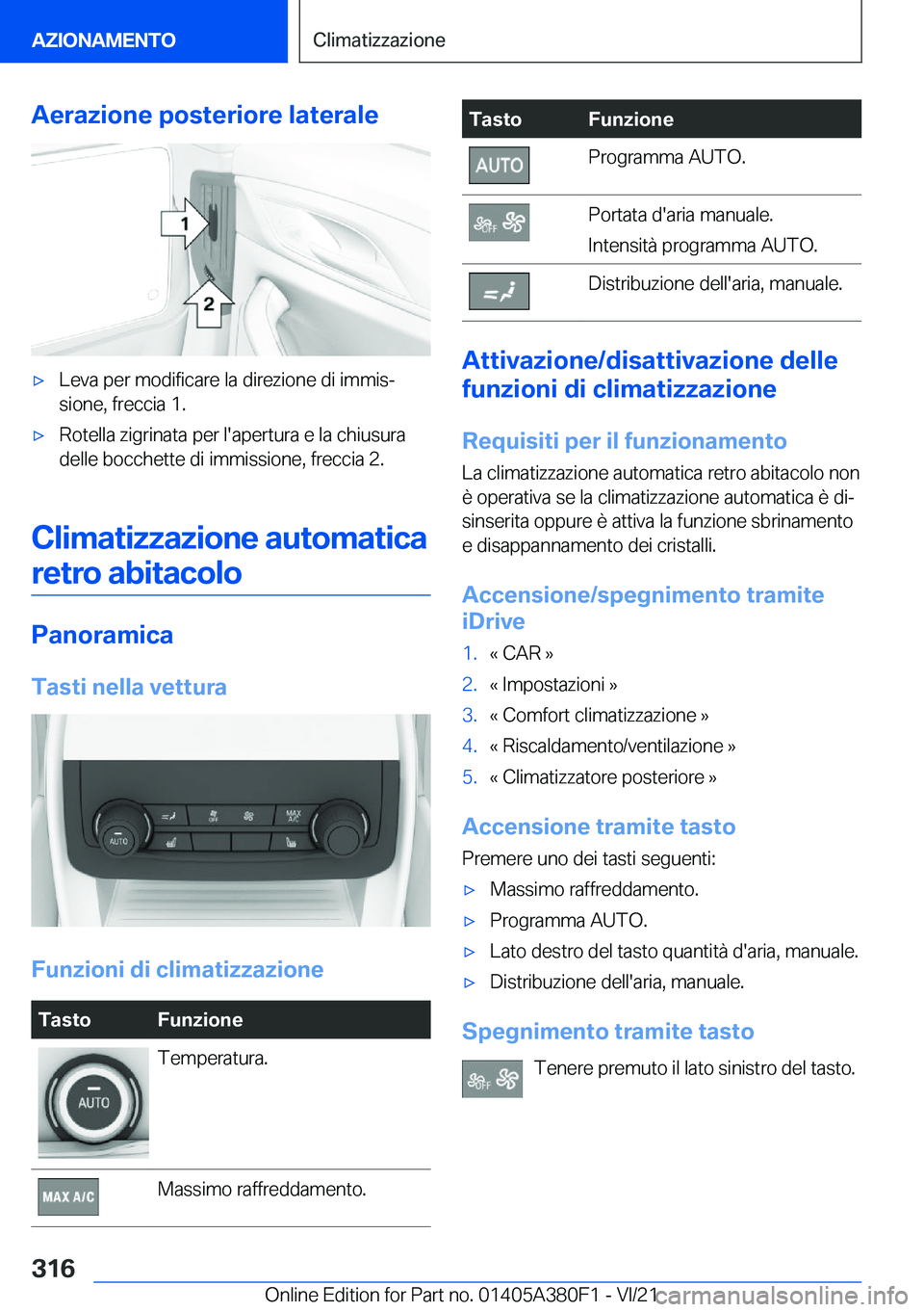 BMW 5 SERIES 2022  Libretti Di Uso E manutenzione (in Italian) �A�e�r�a�z�i�o�n�e��p�o�s�t�e�r�i�o�r�e��l�a�t�e�r�a�l�e'x�L�e�v�a��p�e�r��m�o�d�i�f�i�c�a�r�e��l�a��d�i�r�e�z�i�o�n�e��d�i��i�m�m�i�sª�s�i�o�n�e�,��f�r�e�c�c�i�a��1�.'x�R�o�t�e�l�