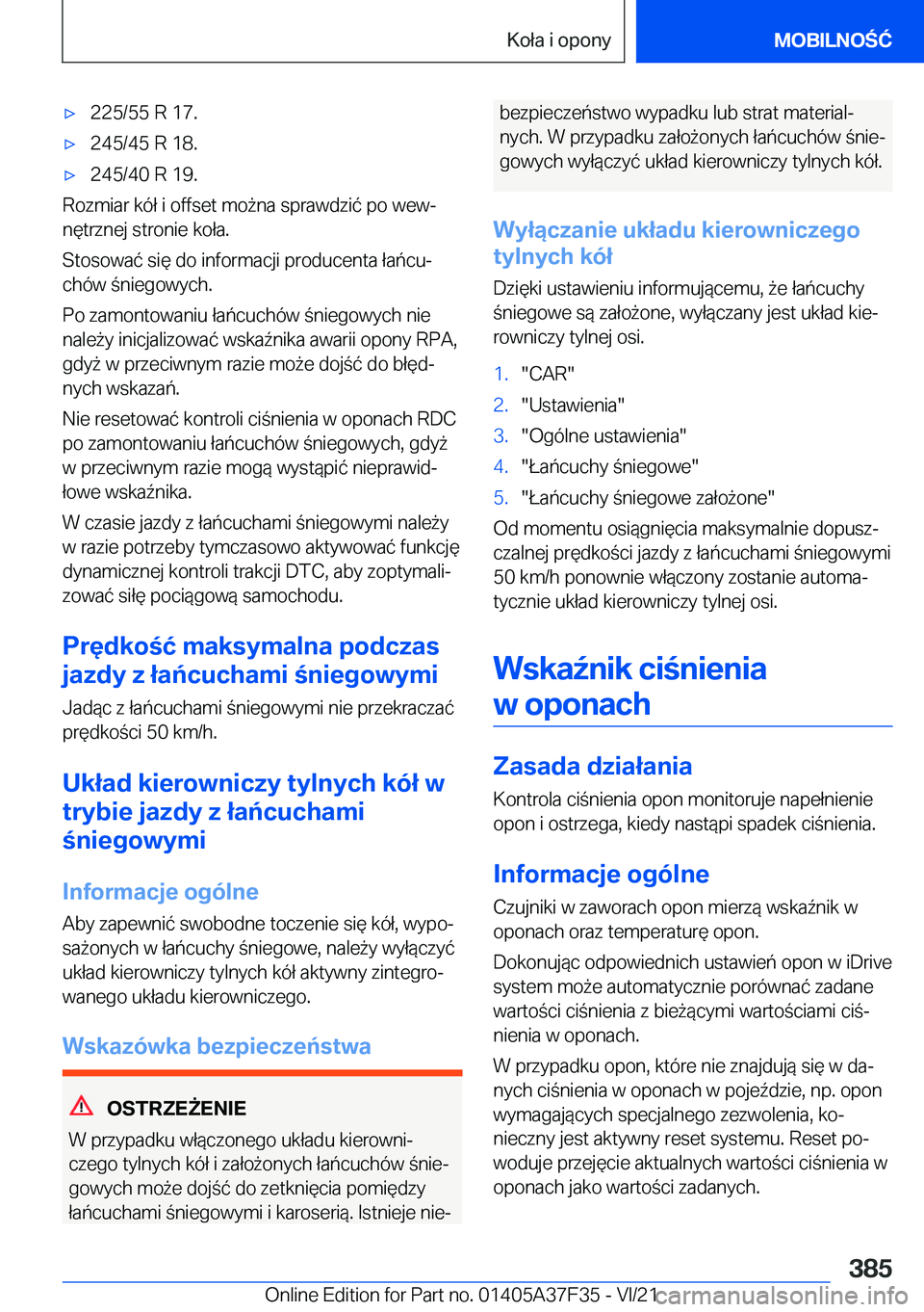 BMW 5 SERIES 2022  Instrukcja obsługi (in Polish) 'x�2�2�5�/�5�5��R��1�7�.'x�2�4�5�/�4�5��R��1�8�.'x�2�4�5�/�4�0��R��1�9�.
�R�o�z�m�i�a�r��k�