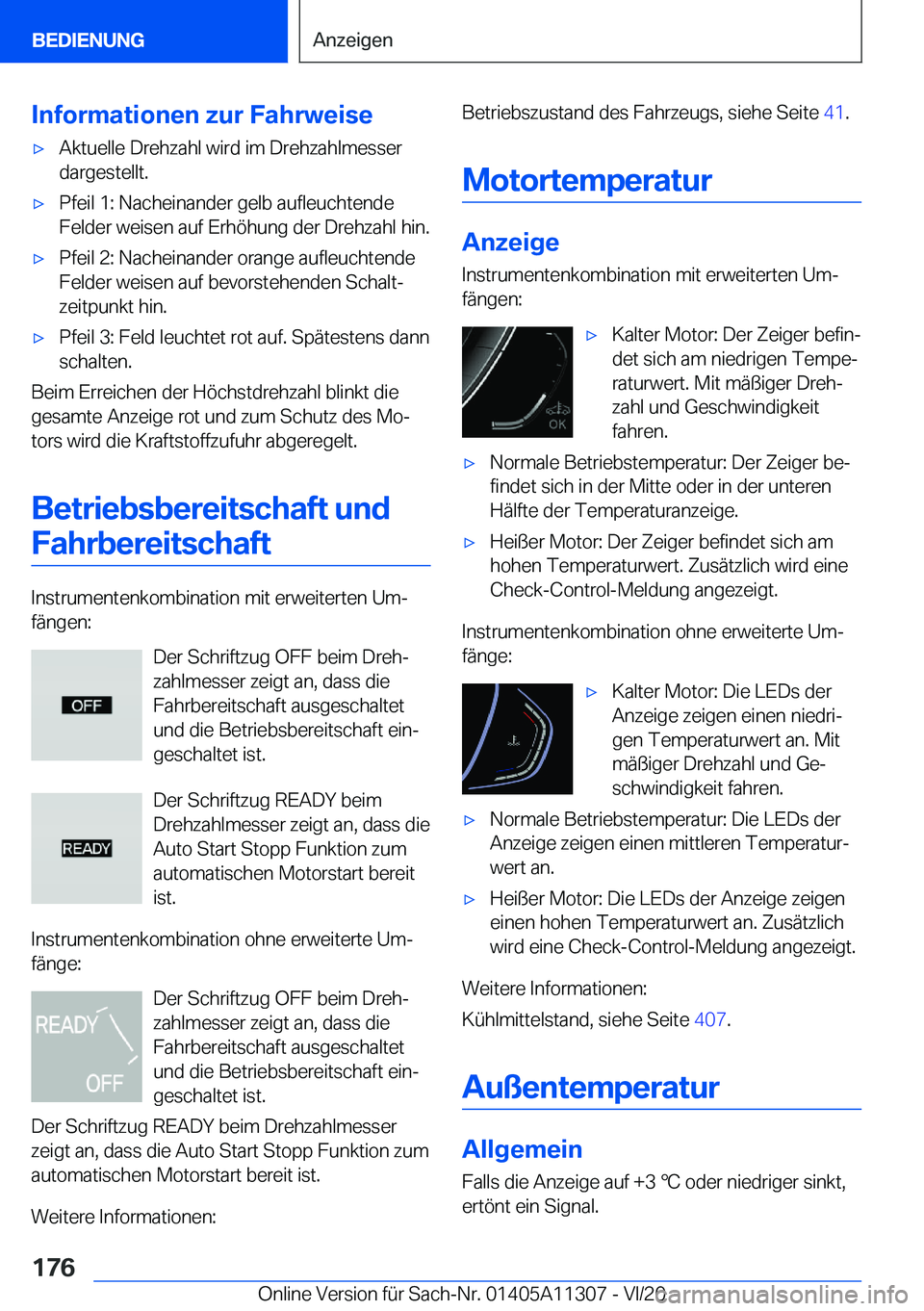 BMW 5 SERIES 2021  Betriebsanleitungen (in German) �I�n�f�o�r�m�a�t�i�o�n�e�n��z�u�r��F�a�h�r�w�e�i�s�ex�A�k�t�u�e�l�l�e��D�r�e�h�z�a�h�l��w�i�r�d��i�m��D�r�e�h�z�a�h�l�m�e�s�s�e�r�d�a�r�g�e�s�t�e�l�l�t�.x�P�f�e�i�l��1�:��N�a�c�h�e�i�n�a�n�d
