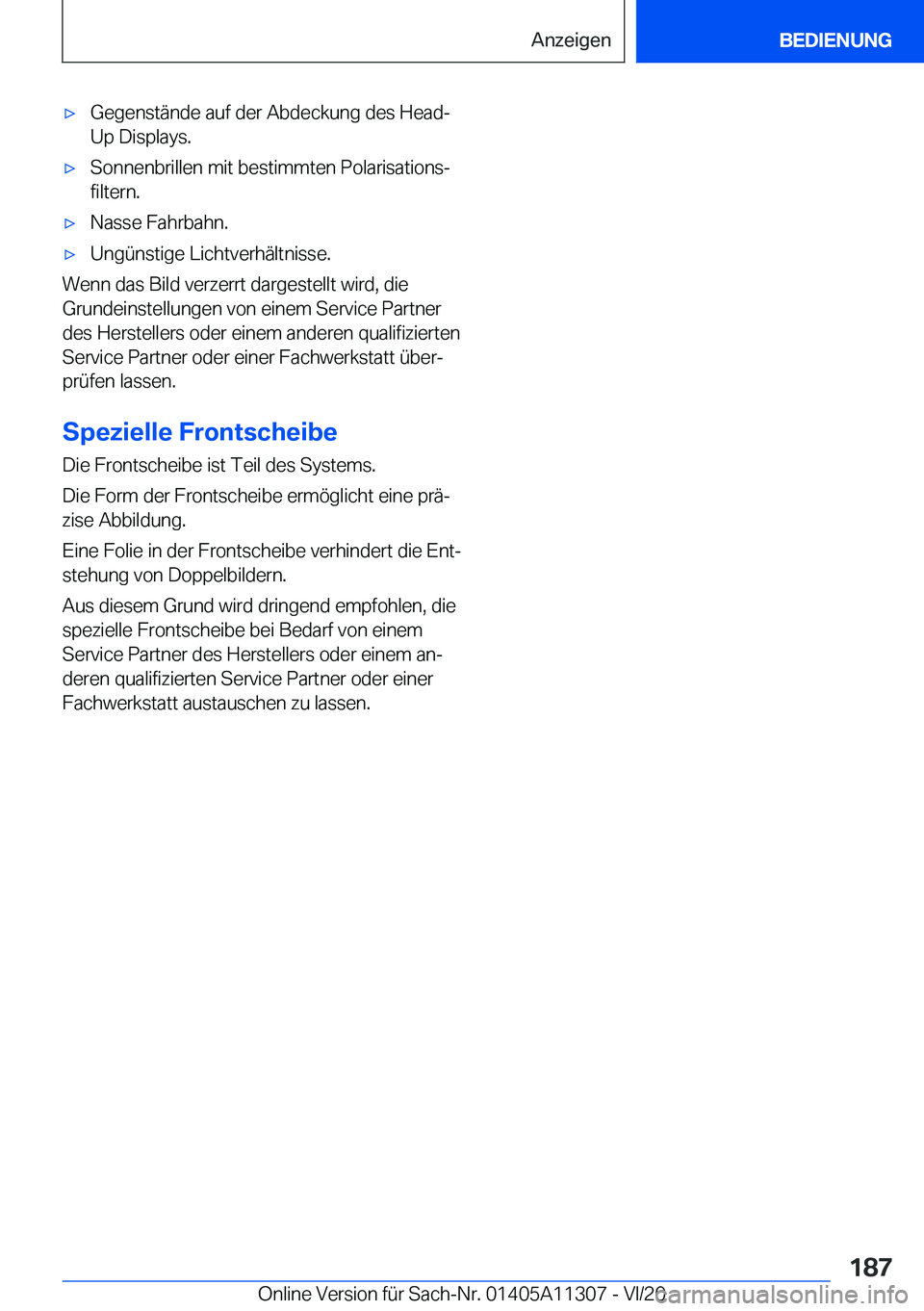 BMW 5 SERIES 2021  Betriebsanleitungen (in German) x�G�e�g�e�n�s�t�