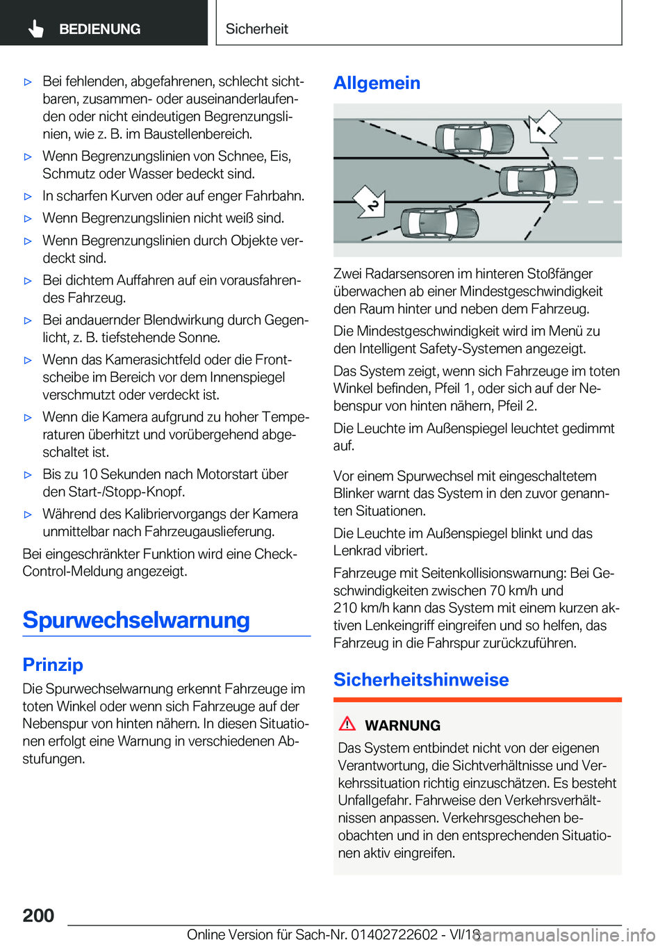 BMW 5 SERIES 2019  Betriebsanleitungen (in German) x�B�e�i��f�e�h�l�e�n�d�e�n�,��a�b�g�e�f�a�h�r�e�n�e�n�,��s�c�h�l�e�c�h�t��s�i�c�h�tj
�b�a�r�e�n�,��z�u�s�a�m�m�e�n�-��o�d�e�r��a�u�s�e�i�n�a�n�d�e�r�l�a�u�f�e�nj �d�e�n��o�d�e�r��n�i�c�h�t