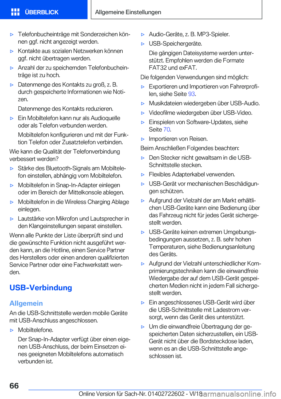 BMW 5 SERIES 2019  Betriebsanleitungen (in German) x�T�e�l�e�f�o�n�b�u�c�h�e�i�n�t�r�