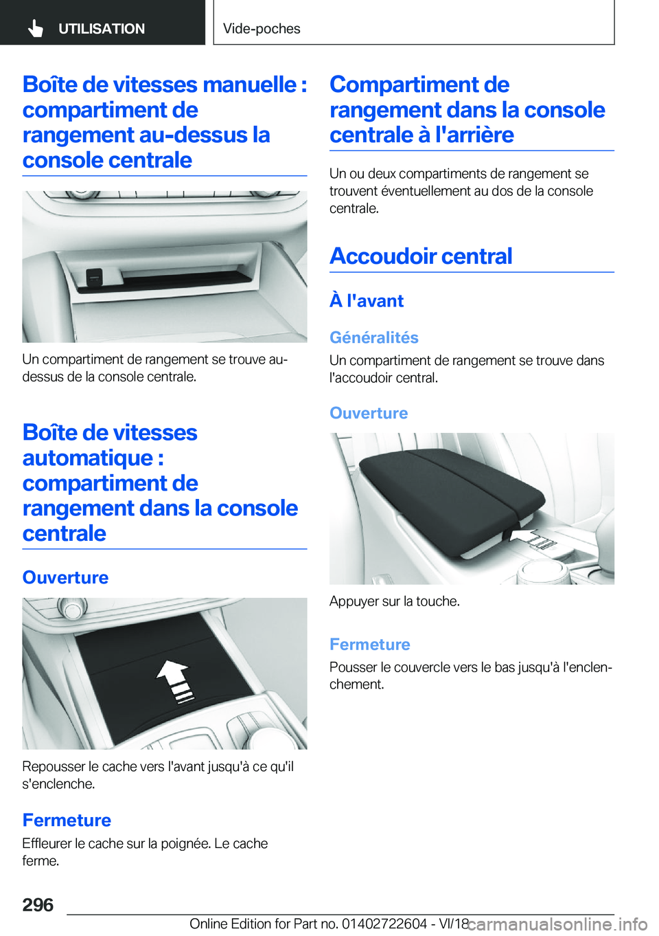 BMW 5 SERIES 2019  Notices Demploi (in French) �B�o�