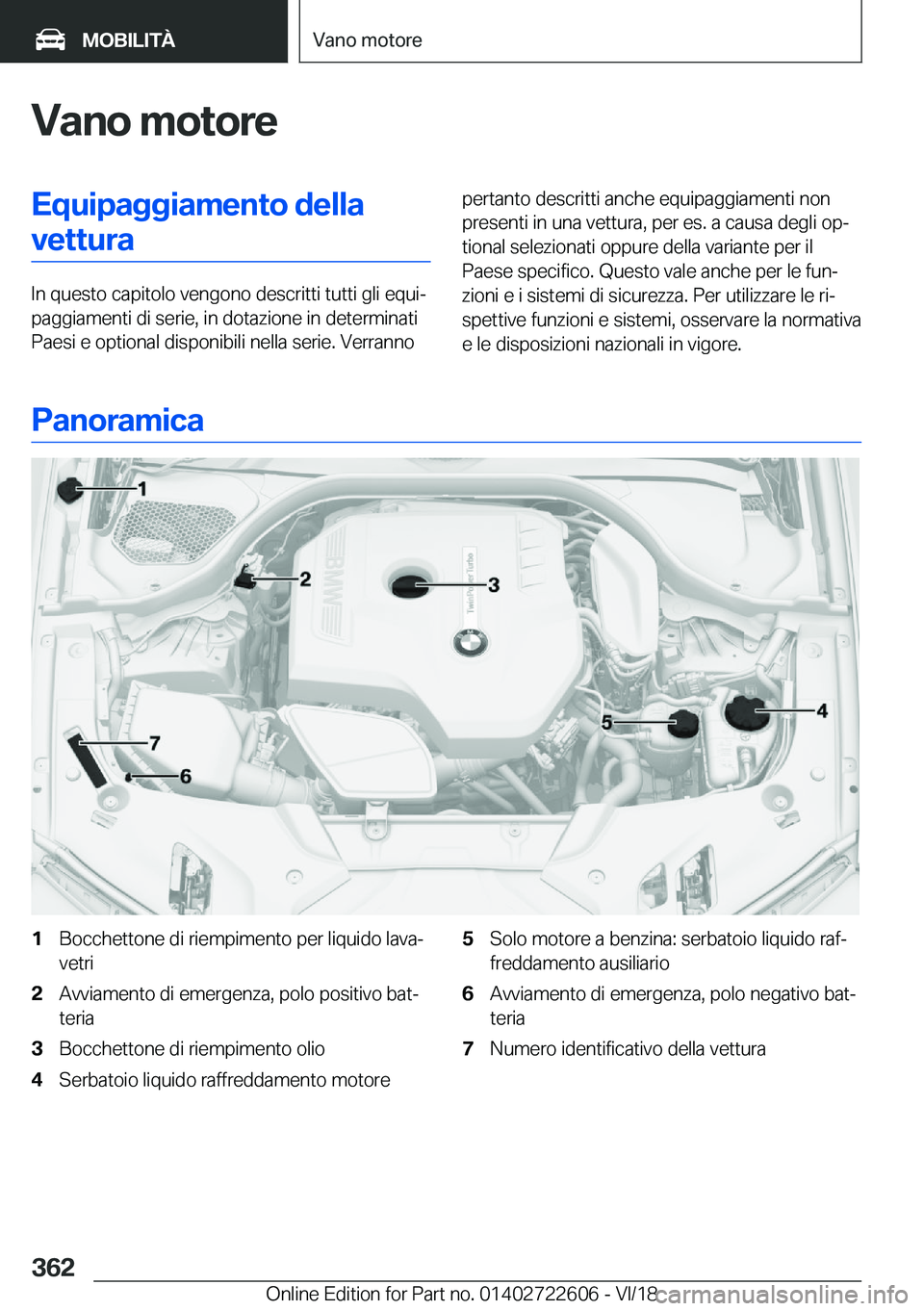 BMW 5 SERIES 2019  Libretti Di Uso E manutenzione (in Italian) �V�a�n�o��m�o�t�o�r�e�E�q�u�i�p�a�g�g�i�a�m�e�n�t�o��d�e�l�l�a�v�e�t�t�u�r�a
�I�n��q�u�e�s�t�o��c�a�p�i�t�o�l�o��v�e�n�g�o�n�o��d�e�s�c�r�i�t�t�i��t�u�t�t�i��g�l�i��e�q�u�iª
�p�a�g�g�i�a�m�