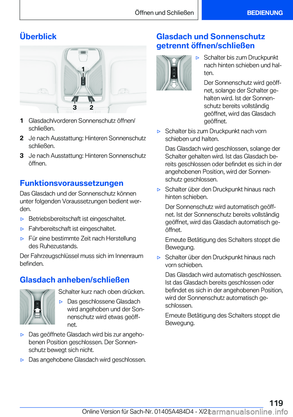 BMW 7 SERIES 2022  Betriebsanleitungen (in German) �