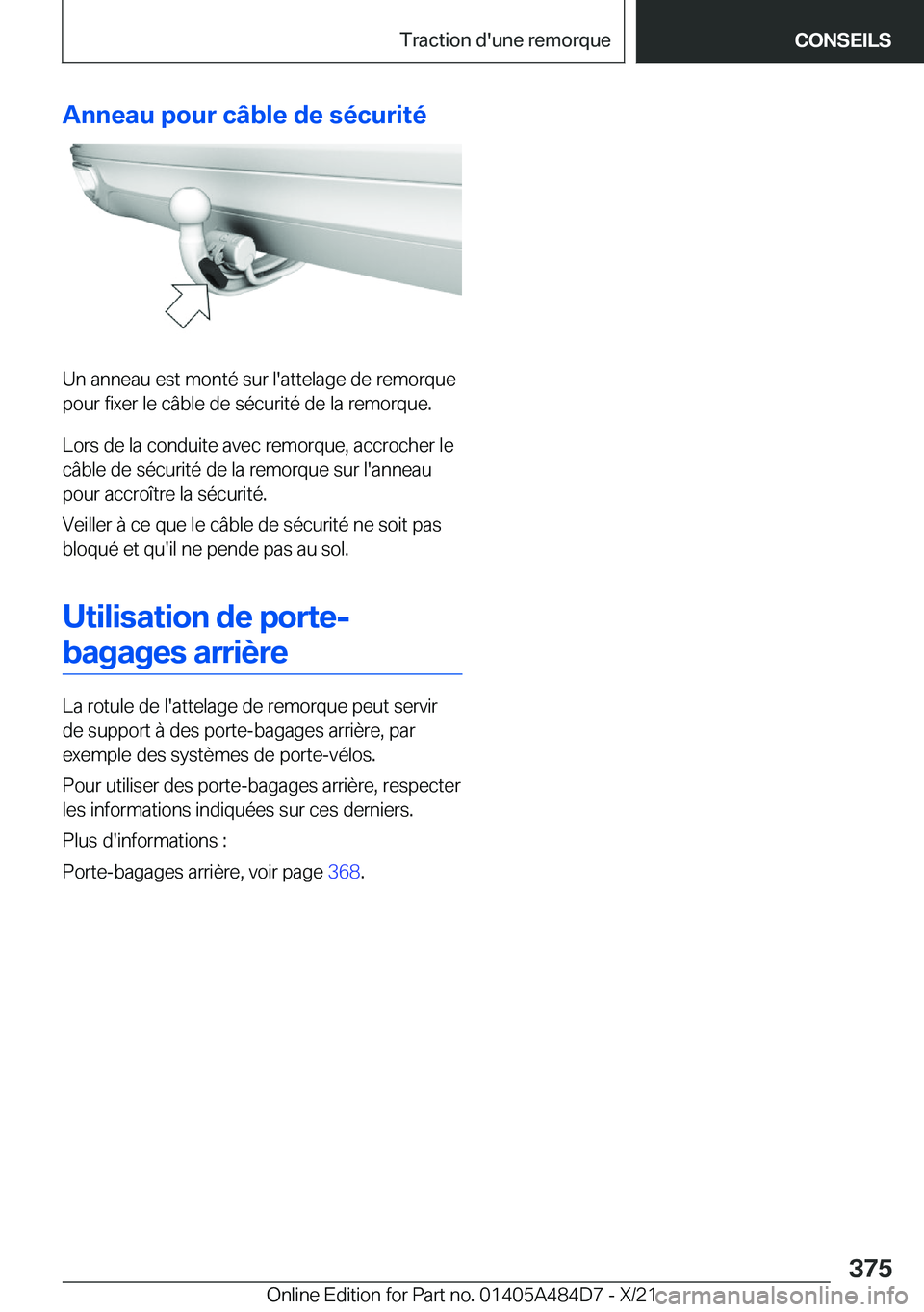BMW 7 SERIES 2022  Notices Demploi (in French) �A�n�n�e�a�u��p�o�u�r��c�