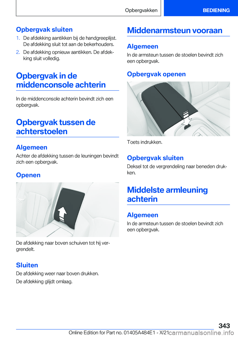 BMW 7 SERIES 2022  Instructieboekjes (in Dutch) �O�p�b�e�r�g�v�a�k��s�l�u�i�t�e�n�1�.�D�e��a�f�d�e�k�k�i�n�g��a�a�n�t�i�k�k�e�n��b�i�j��d�e��h�a�n�d�g�r�e�e�p�l�i�j�s�t�.�D�e��a�f�d�e�k�k�i�n�g��s�l�u�i�t��t�o�t��a�a�n��d�e��b�e�k�e�r�h