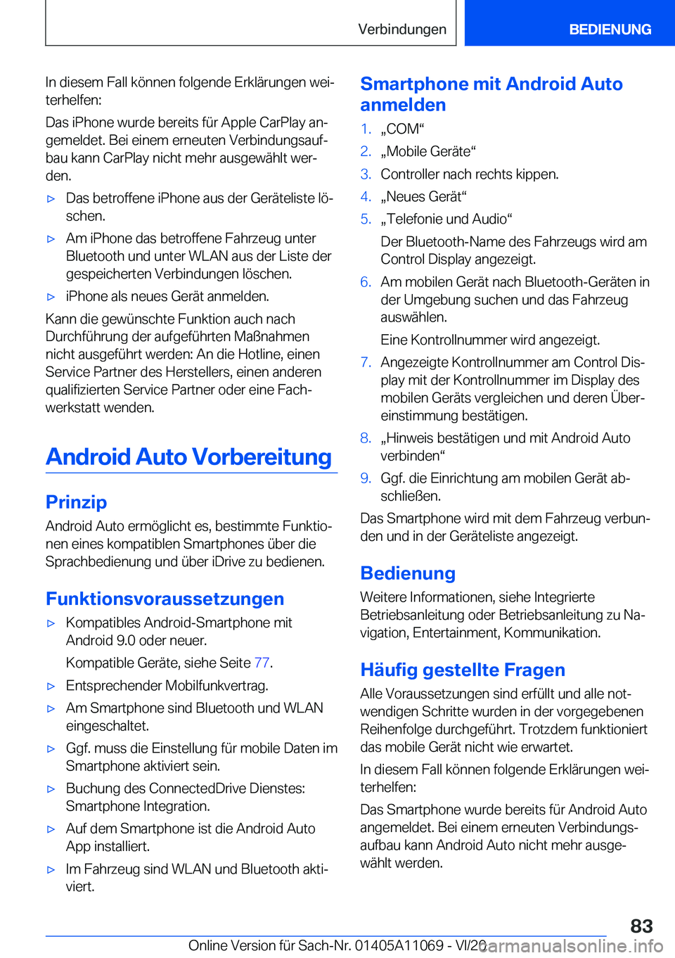 BMW 7 SERIES 2021  InstruktionsbØger (in Danish) �I�n��d�i�e�s�e�m��F�a�l�l��k�