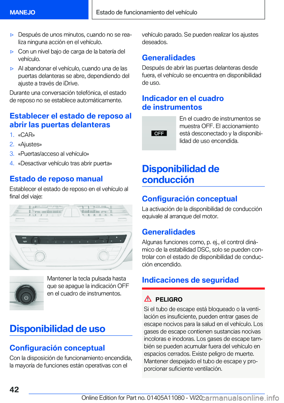 BMW 7 SERIES 2021  Manuales de Empleo (in Spanish) x�D�e�s�p�u�