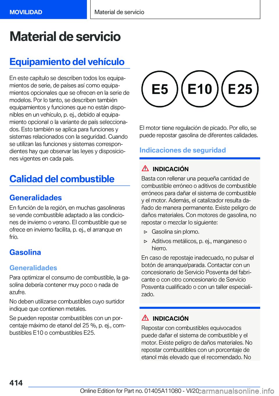 BMW 7 SERIES 2021  Manuales de Empleo (in Spanish) �M�a�t�e�r�i�a�l��d�e��s�e�r�v�i�c�i�o�E�q�u�i�p�a�m�i�e�n�t�o��d�e�l��v�e�h�