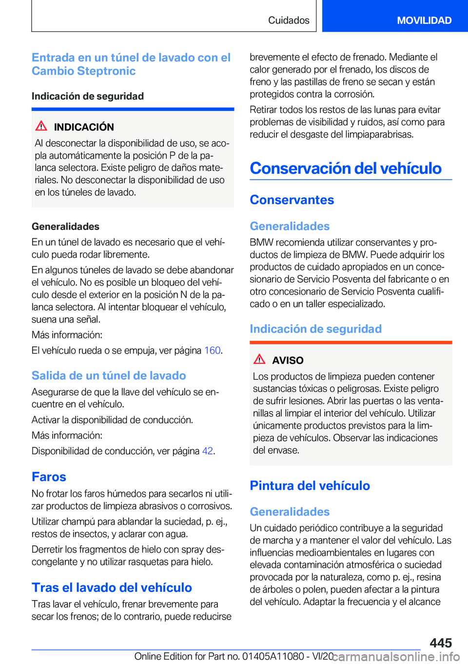 BMW 7 SERIES 2021  Manuales de Empleo (in Spanish) �E�n�t�r�a�d�a��e�n��u�n��t�