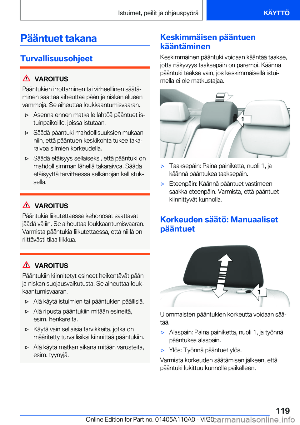BMW 7 SERIES 2021  Omistajan Käsikirja (in Finnish) �P�