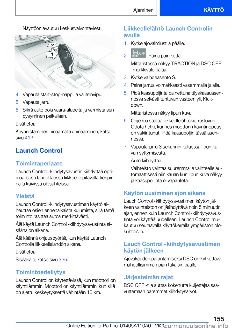 BMW 7 SERIES 2021  Omistajan Käsikirja (in Finnish) �N�