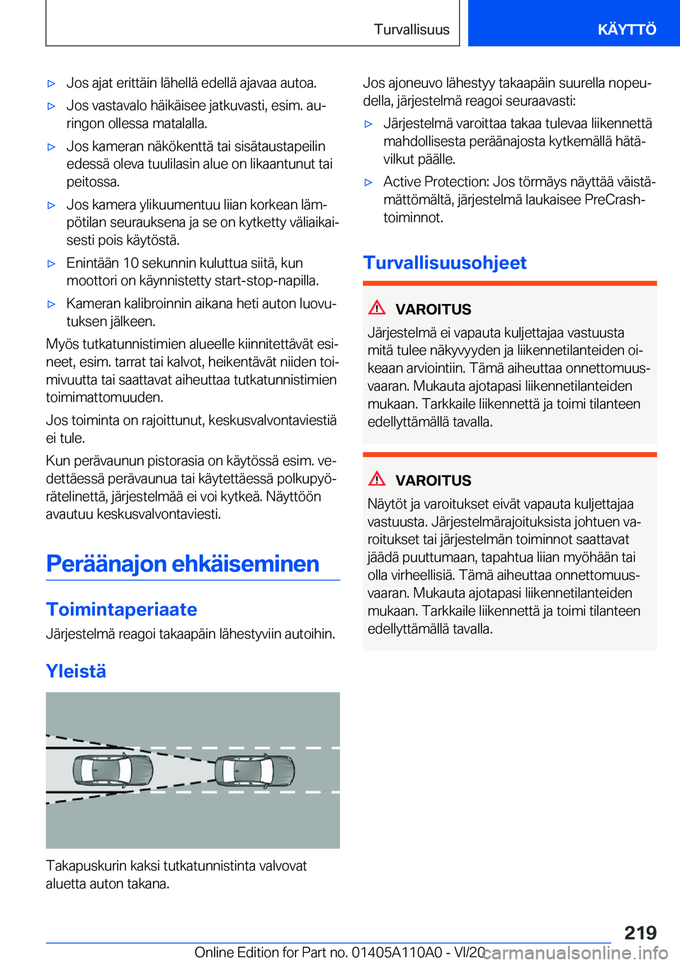 BMW 7 SERIES 2021  Omistajan Käsikirja (in Finnish) 'x�J�o�s��a�j�a�t��e�r�i�t�t�