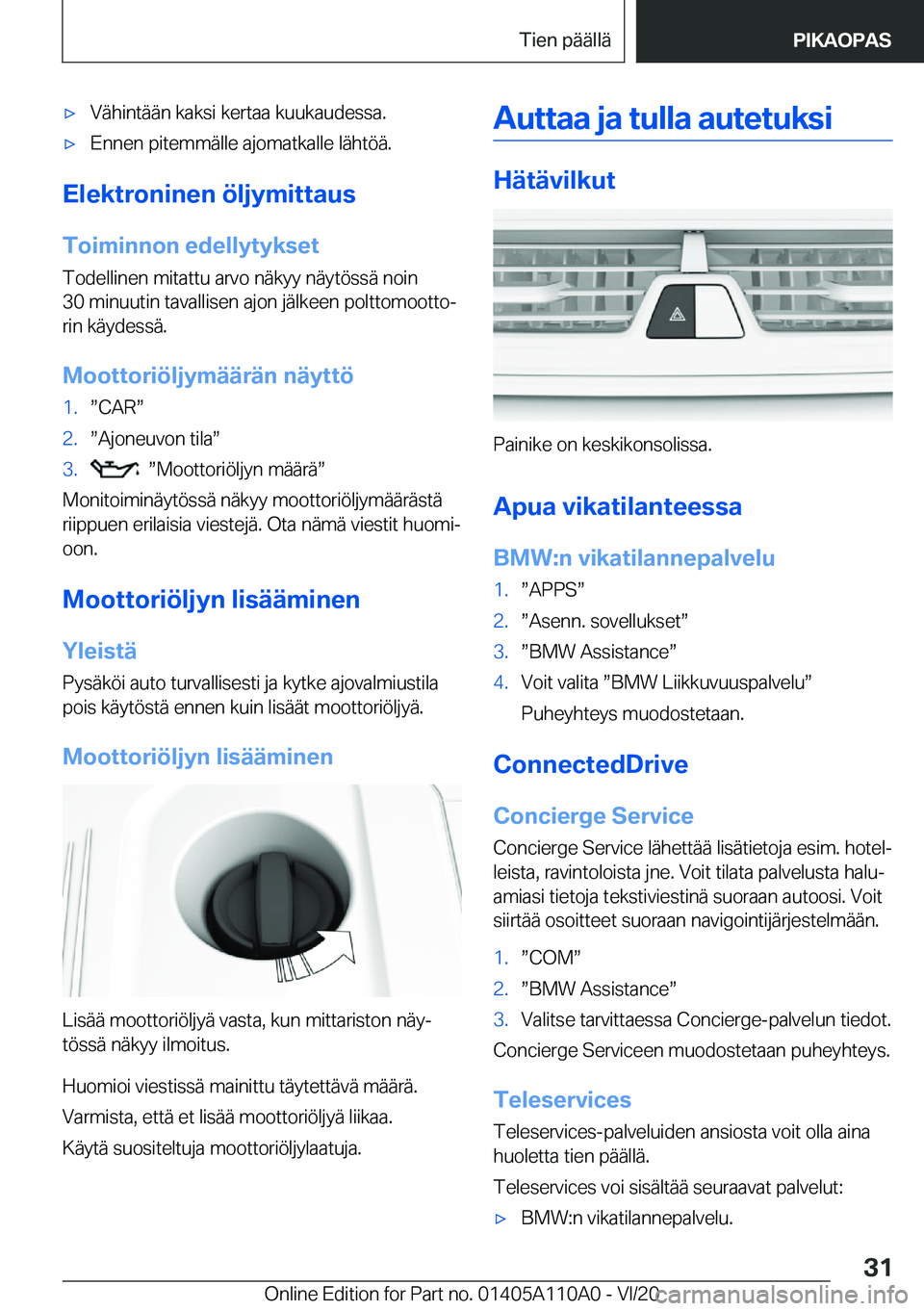 BMW 7 SERIES 2021  Omistajan Käsikirja (in Finnish) 'x�V�