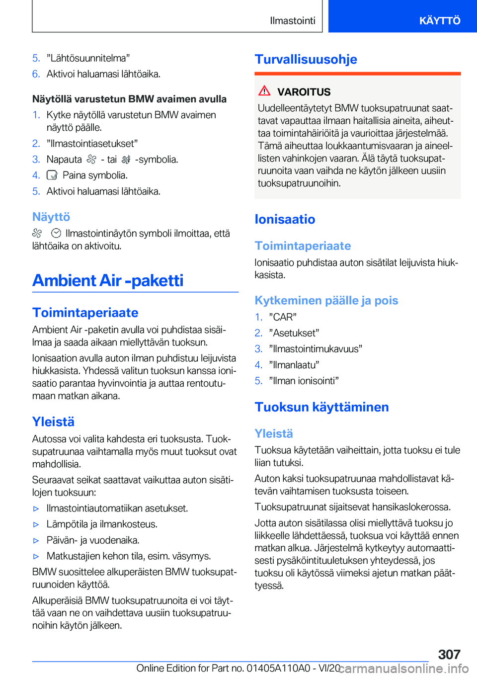 BMW 7 SERIES 2021  Omistajan Käsikirja (in Finnish) �5�.w�L�