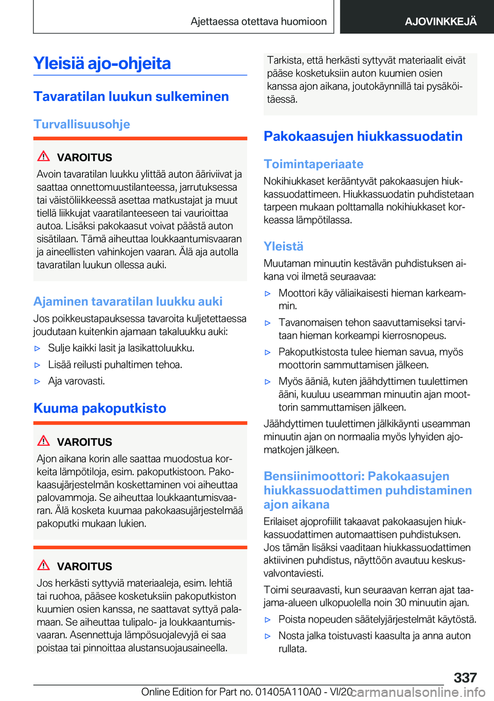 BMW 7 SERIES 2021  Omistajan Käsikirja (in Finnish) �Y�l�e�i�s�i�