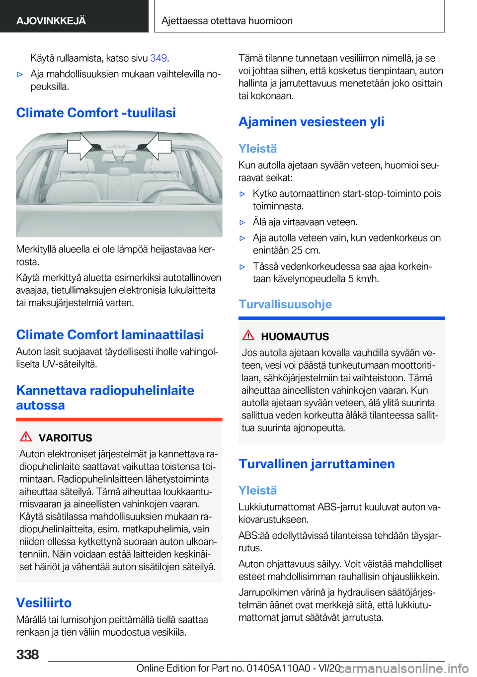 BMW 7 SERIES 2021  Omistajan Käsikirja (in Finnish) �K�