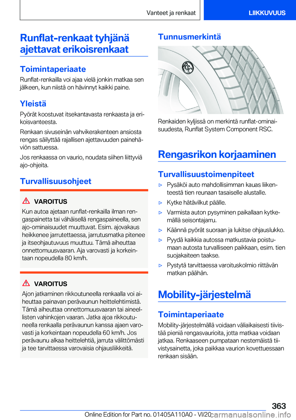 BMW 7 SERIES 2021  Omistajan Käsikirja (in Finnish) �R�u�n�f�l�a�t�-�r�e�n�k�a�a�t��t�y�h�j�