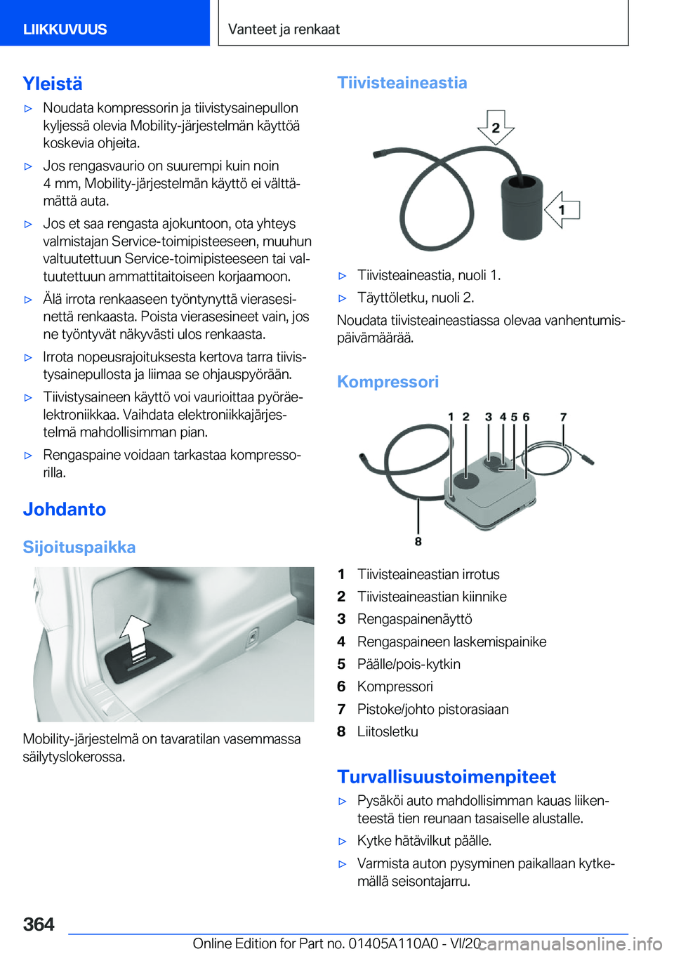 BMW 7 SERIES 2021  Omistajan Käsikirja (in Finnish) �Y�l�e�i�s�t�