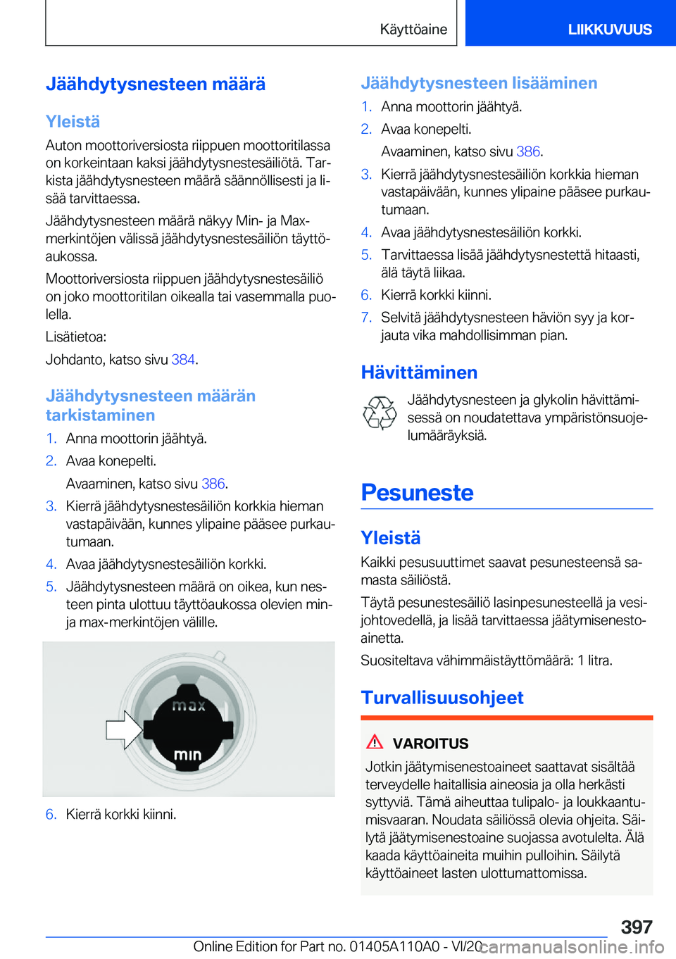 BMW 7 SERIES 2021  Omistajan Käsikirja (in Finnish) �J�