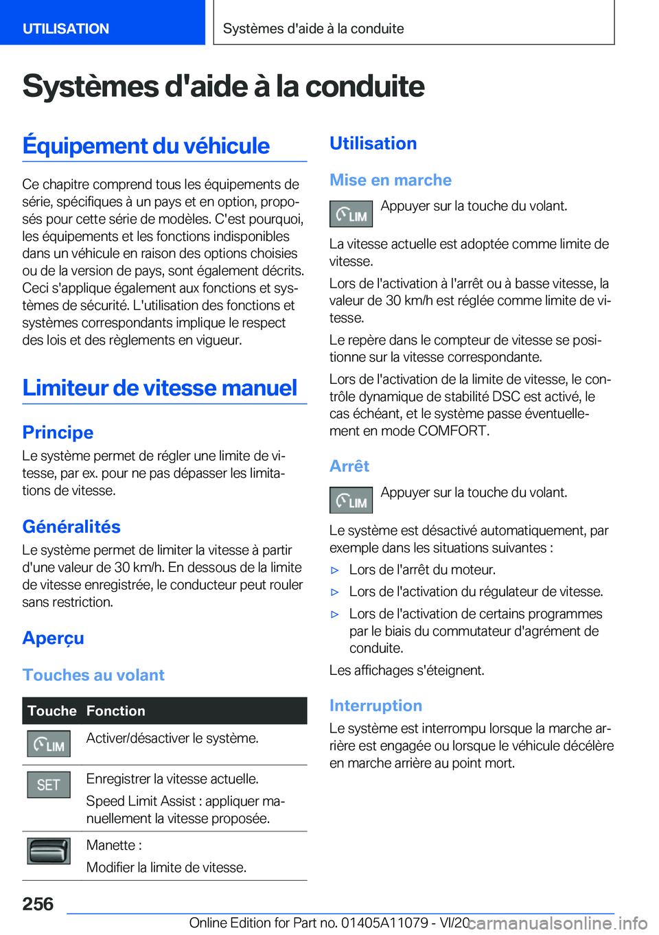 BMW 7 SERIES 2021  Notices Demploi (in French) �S�y�s�t�è�m�e�s��d�'�a�i�d�e��