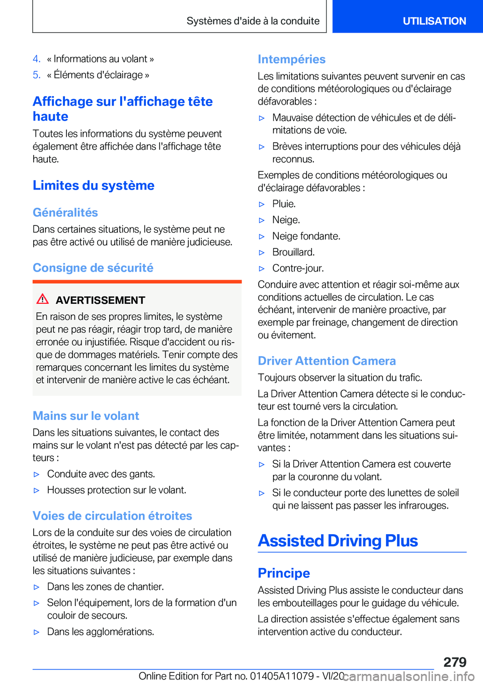BMW 7 SERIES 2021  Notices Demploi (in French) �4�.�k��I�n�f�o�r�m�a�t�i�o�n�s��a�u��v�o�l�a�n�t��{�5�.�k��