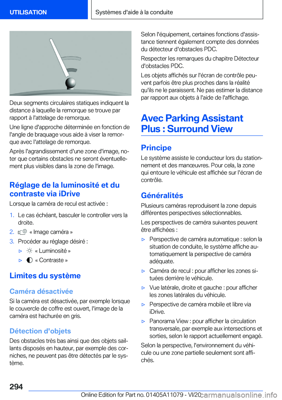 BMW 7 SERIES 2021  Notices Demploi (in French) �D�e�u�x��s�e�g�m�e�n�t�s��c�i�r�c�u�l�a�i�r�e�s��s�t�a�t�i�q�u�e�s��i�n�d�i�q�u�e�n�t��l�a
�d�i�s�t�a�n�c�e��