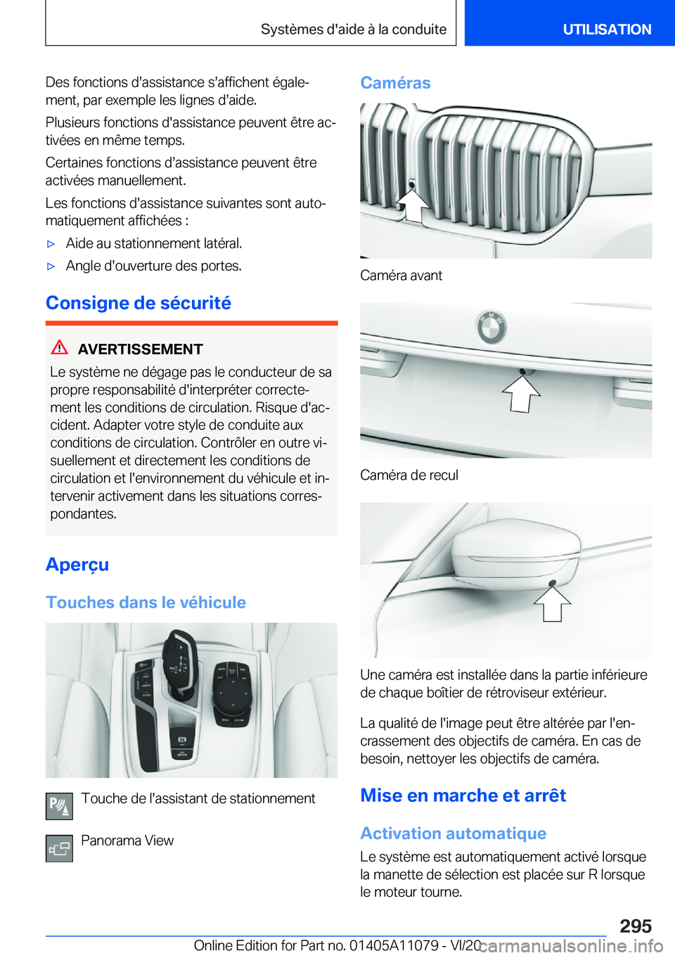 BMW 7 SERIES 2021  Notices Demploi (in French) �D�e�s��f�o�n�c�t�i�o�n�s��ds�a�s�s�i�s�t�a�n�c�e��ss�a�f�f�i�c�h�e�n�t��é�g�a�l�ej�m�e�n�t�,��p�a�r��e�x�e�m�p�l�e��l�e�s��l�i�g�n�e�s��ds�a�i�d�e�.
�P�l�u�s�i�e�u�r�s��f�o�n�c�t�i�o�n